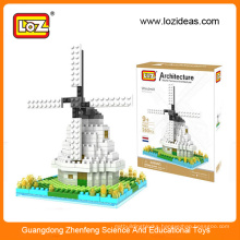 3D Plastic Windmill puzzle toys for kid